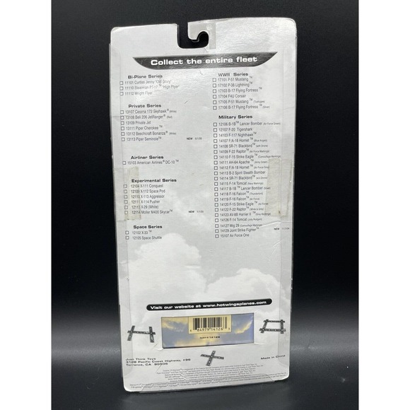 HOT WINGS F-14 TOMCAT 2004 JUST THINK TOYS RUNWAY CAR MILITARY SER 14126 - Picture 2 of 4